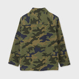 Mayoral Camouflage Print Button Up Cardigan