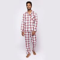Petit Lem Dad's Classic Plaid Flannel PJ Set