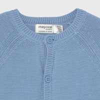 Mayoral Light Blue Knit Cardigan
