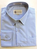 Mavezzano Light Blue Modal Button Up