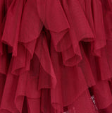 Biscotti Red Drop Waist Dress