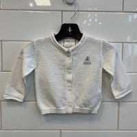 Taille White Button Up Shirt Long Sleeve with Bow Print