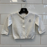Taille White Button Up Shirt Long Sleeve with Bow Print
