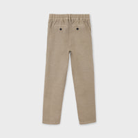 Mayoral Sand Linen Tailored Trousers