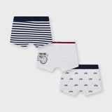 Mayoral Silver Boxers 3 Pack