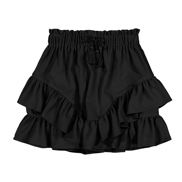 Mayoral Black Frill Skirt