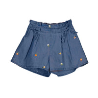 Mayoral Flower Denim Skort