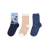 Mayoral Navy Island 3 Piece Socks Set
