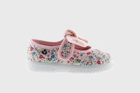 Victoria Rose Floral Printed Mary Janes