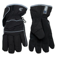 CaliKids Black Velcro Cuff Finger Gloves